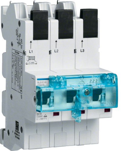 Hager HTS316E SLS-Schalter E-16A 3-polig f.Sammelschiene