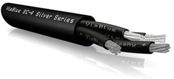 VIABLUE SC-4 Silver High-End Lautsprecherkabel * METERWARE * Preis je 1 m / 100 cm * Single-Wire * BI-Wire * BI-Amping