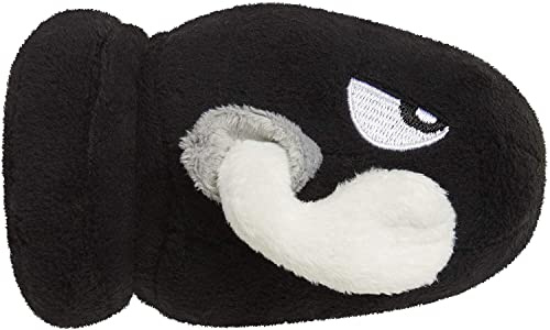 World of Nintendo Mario Bros U – Bullet Bill – plysch, 86758, svart
