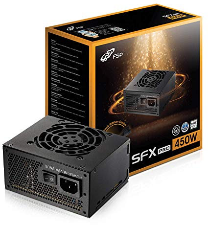 FSP SFX Pro 450W Power Supply, 80 Plus Bronze Certified PSU
