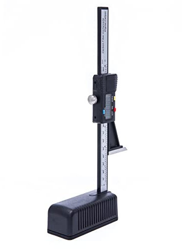Maizoon Misuratore di altezza digitale,Calibro elettronico 0-150mm,Righello di marcatura della tavola di lavorazione del legno in plastica,Strumento di misurazione ad alta precisione,NE01