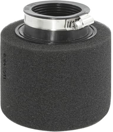 STI Filtro aria in spugna con attacco Ø50mm Dritto colore Nero