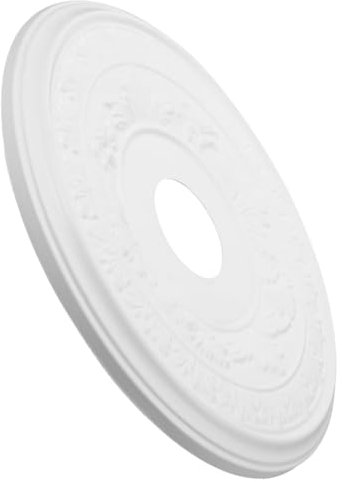 Genérico Decoración De Techo Iluminación del Hogar Rosetón De Techo De Poliuretano Diseño Exquisito Rosetón De Techo