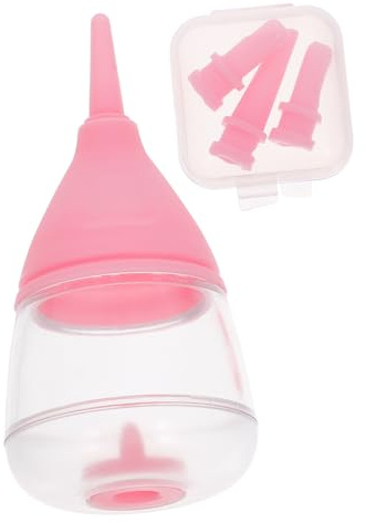 DIYEAH Biberón para Cachorros y Gatitos Pequeño Botella de Alimentación Reutilizable Material y Resistente Diseño con Escala para Control de Leche Apto para Mascotas Recién Nacidas
