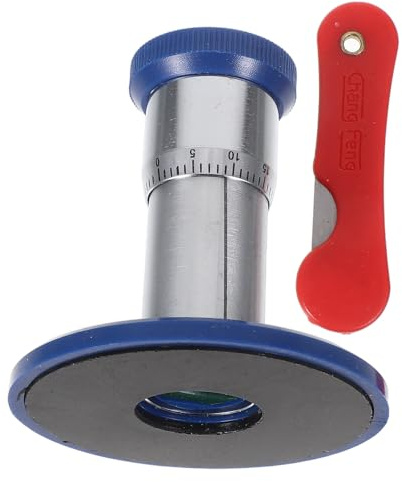 HOMSFOU Microtome de Biologie Manuel en Métal Argenté Tissus Végétaux pour Instrument Pédagogique Précision Améliorée Couleur Aléatoire pour Laboratoire Scolaire pour
