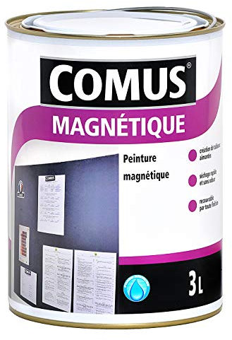 Peinture Magnétique Gris 0.5L - Peinture pour la Création de tableaux magnétiques