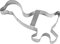 Westmark Ausstechform, Gans, Länge: 18 cm, Mit Rezeptheft, Rostfreier Edelstahl, Gans klein, Silber, 36282291