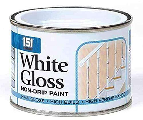 SDMAX 151 Coatings Paint Primer Metallic Gloss Matt 180ml, Non-drip Gloss Paints, Hard Drying, Hard Built, And High Performance (White Gloss Non Drip)