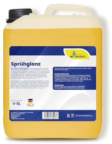 Mr. Perfect - Profi Sprühglanz 5L Glanz & Schutz für alle Lacke | Spray Wax Autopflege Versiegelung mit sofort Abperleffekt | Lackpflege und Sprühversiegelung