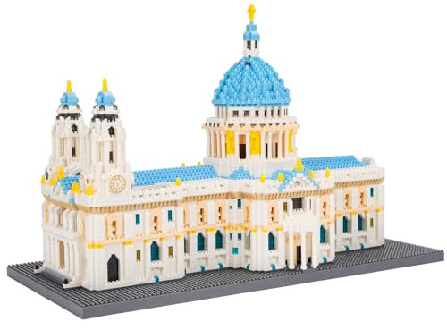 LULUFUN St. Paul's Cathedral Model Building Block Kit, Famous Architecture Mini Building Block, Collection Model Sets,Toy Gifts for Kids and Adults 7038 Pieces