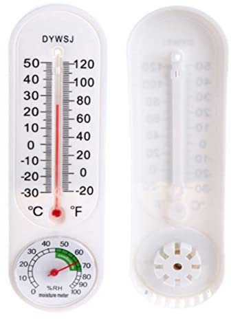 RANRAO Termómetro grande para exteriores con diseño atractivo, Termómetro Decorativo para el jardín, se puede utilizar como termómetro de invernadero o sala de oficina en el hogar en el exterior