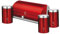 Berlinger Haus Burgundy Brotkasten-Set + 3er Set Küche Vorratsdosen, Edelstahl, Aufbewahrungsbehälter für Brot und Gebäck, Schiebedeckel, Brotkasten, Rot/Edelstahl