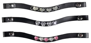 HKM Hobby Horsing Stirnbänder, Rosa/Silber, Stück