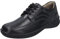 Josef Seibel Herren Bequemschuhe New Anvers 62,Weite K (Extra weit),Wechselfußbett,Komfortschuhe,Halbschuhe,schnürer,schwarz,44 EU