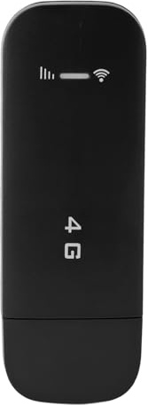 Enrutador WiFi Portátil USB 4G, Módem LTE para Viaje, hasta 10 Usuarios, Ranura SIM, Cifrado WPA WPA2, Negro