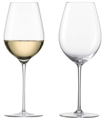 ZWIESEL GLAS Enoteca Chardonnay White Wine Glass (Set of 2), Hand-Blown Wine Glasses, fine Crystal Glasses for White Wine (14 Ounce)