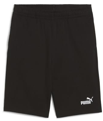 PUMA Youth ESS No. 1 Logo Jersey Shorts - Black 11-12Y