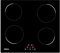 Ciarra AWBBIH4C Induction Hob 60cm Built-in 4 Plates Induction Hob Touch Operation 9 Power Levels Timer Safety Lock Overheating Protection Black