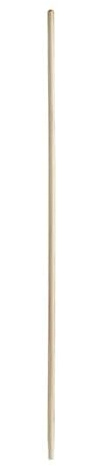 Glownary Wooden Broom Handle, 60 Inches, Tapered Head, Brown