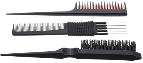 DECHOUS Pettine per Chioma in Nailon e Plastico Design Ergonomico per Gestione Chioma e Impugnatura Confortevole, per Uso Quotidiano a Casa
