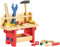 Playtastic Werkbank Kinder: Lustige Holzwerkbank für kleine Handwerker, 51-teilig (Kinder Holzwerkbank, Kinderwerkbank, Spielsachen)