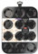 Tala Performance 12 Cup Shallow Bun Tin, Professional Gauge Carbon Steel with Eclipse Non-Stick Coating, Oven-Proof & Dishwasher Safe, Perfect for Buns, Cupcakes, Mince Pies & Tarts