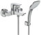 Ideal Standard A6547AA Ceramix Miscelatore monocomando per esterno vasca/doccia, con accessori, cromo