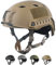 LOOGU Taktischer Helm Fast BJ Airsoft Helm Ops Core Schutzhelm mit Pads und seitlichen Schienen Sturzhelm für Freizeit Outdoor Paintball Kampfhelm Gefechtshelm Top Helm…