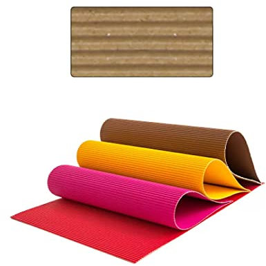 Wellpappe, 10 Bogen, 50x70 cm, Natur, PREISHIT