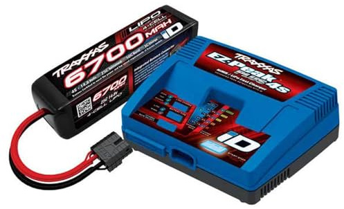 Traxxas Pack Chargeur 2981G + 1 x LIPO 4S 6700MAH 2890X Prise 2998G