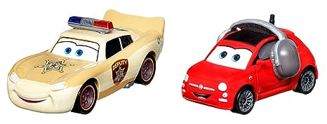 Disney Pixar Cars Lightning McQueen Deputy Hazzard and Bella Cadavre