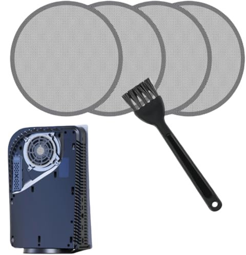 ACIDALIE Filtro antipolvere per ventola PS5, con 4 coperture antipolvere, per modelli PS5 Pro, PS5 Slim, PS5 Legacy