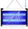 Lampara Antimosquitos, Mata Mosquitos Electrico, Antimosquitos Electrico, Mosquito Lampara con Luz UV, Matainsectos Eléctrico para Hogar Cocina Restaurante Panadería Balcón Garaje Oficina (6W)
