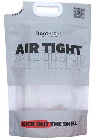 BootProof Smell Proof Boot Bag Odour Eliminating Storage for Football Boots & Rugby Boots – Leakproof, Durable, Easy Clean, Ideal for Sports Gear (1)
