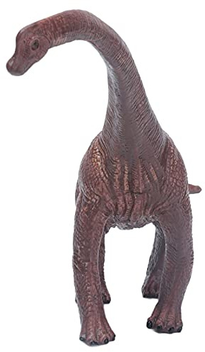 OVAQUIXI Realistisk Stor Brachiosaurus Dinosauriefigur Solid Modell Figur Leksak för Barn Bokhylla och Rumsdekoration Hållbar PVC-plastmaterial (Brachiosaurus modell)