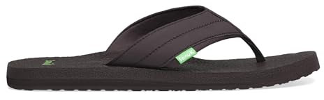 Sanuk Herren Beer Cozy 2 Flipflop, Dunkelbraun, 46 EU