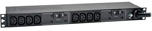 Tripp Lite PDU Single-Phase Basic 200V-240V 7.7kW 32A C13 10 Outlet IEC309 Blue Horizontal 1URM (PDUH32HV)