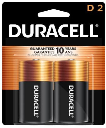 Duracell D Batteries 2 Count