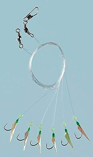 FLADEN Fishing Rig For Herring, 5pcs, Size S, Stainless Steel, Needle Point