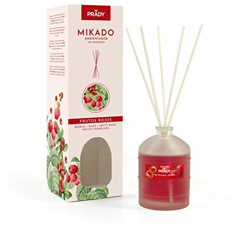 Prady - Ambientador Mikado Frutos Rojos de Noche 100ml - Una Fragancia Dulce y Acogedora para tu Hogar