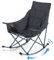 Maximex Falt-Schaukelstuhl - Klappbarer Schaukelstuhl, Polyester, 90 x 100 x 90 cm, Anthrazit