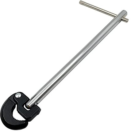 QYQRQF Adjustable Basin Wrench, 11 Adjustable Tap Nut Spanner Telescopic Basin Spanner for Fixing Back and Union Nuts Under Sink