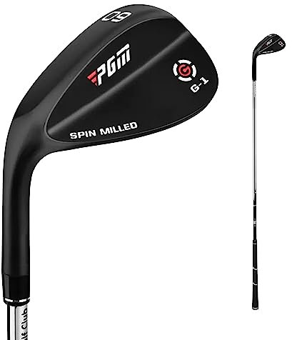PGM Golfkeil-Set für Damen und Herren – 50/52/54/56/58/60/62/64 Grad Spaltkeil Sandkeil Lob Wedge Rechte Hand – gefräste Fläche für mehr Spin – leicht aus dem Bunker zu entkommen