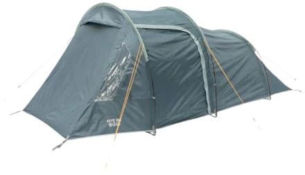 Vango Skye 300 Tent Family Camping Festival Stand-Up Tunnel Tent | Waterproof, Easy Setup, 3000mm HH & PowerFlex Poles (Deep Blue, 300 (3 Person))