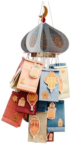 Papierdrachen Calendrier Mobile Ramadan Mosquée DIY Cadeau Décoration
