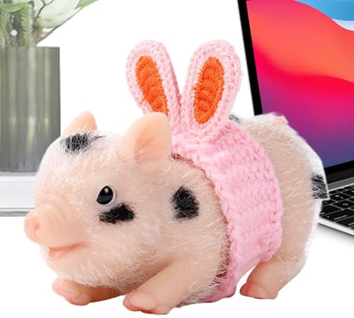 Spielzeugtiere, Kleinkindtierspielzeug - Soft Silicon Realistische Ferkel Spielzeug,Kinder Krankenpflegezubehört