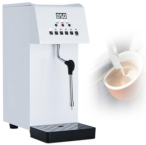 DPLXQPP Máquina Profesional para Leche Y Té,Espumador Automático con Pantalla LED Y Control De Temperatura,Prepara Matcha, Bubble Tea Y Café (2500w,8kg)