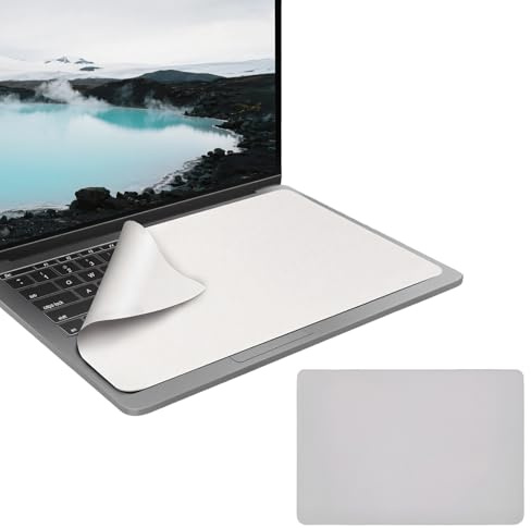 Tangentbordsskydd, mjukt tangentbordsskydd för MacBook Pro 16 tum | Platt tangentbordsskydd (34 x 22,5 cm), mikrofiberduk lämplig för MacBook Pro 16, skyddar skärmar från att trycka ner