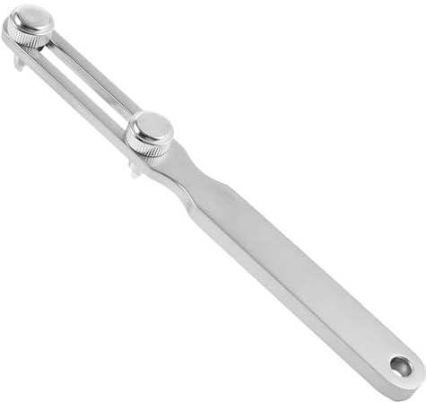 YARNOW Abridor Ajustable de Caja de Reloj Cuchillas Metálicas Resistentes al Desgaste, Herramienta para Abrir Relojes de Bolsillo y Cambiar Correas, Kit de Reparación Estilo