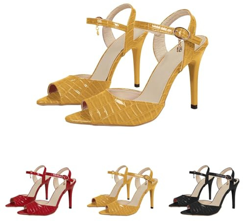 Sandaletter damer med klack, eleganta spännpumps, damsandaler, latin, dansskor, klackklack, kvällsskor, glitter, damsandaler, peeptoe, damsandaletter för bröllop, jubileum